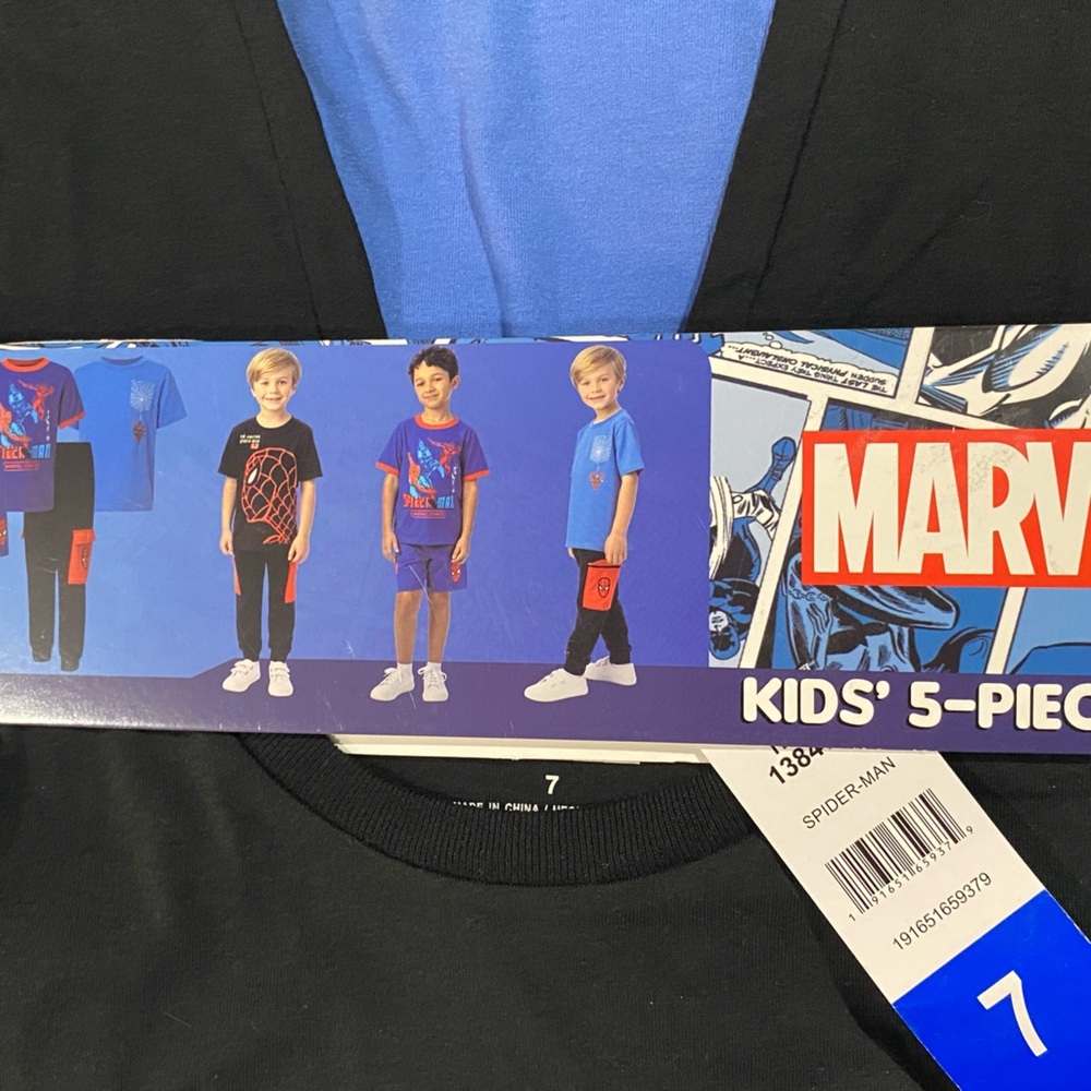 Marvel Spider-Man Kids Boys 5-Piece Set - Picture 4 of 4
